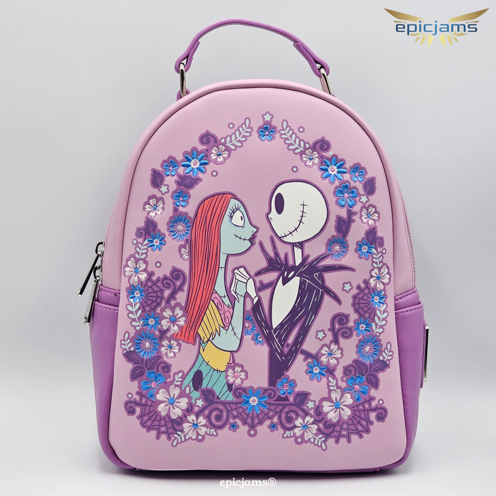 Loungefly Disney The Nightmare Before Christmas Spring Floral Mini Backpack New